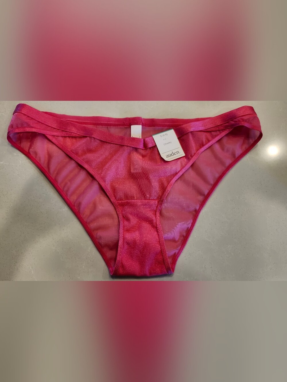auden Cheeky Bikini Briefs - Hot Pink